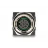 DeLOCK M12 Adapter A-coded 8 pin female to RJ45 jack straight