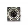 DeLOCK M12 Adapter A-coded 8 pin male to RJ45 jack straight