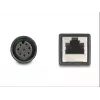DeLOCK M12 Adapter Cable A-coded 8 pin female to RJ45 female 50 cm