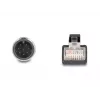 Network Cable DeLOCK M12 Adapter Cable A-coded 8 pin male to RJ45 male 50 cm