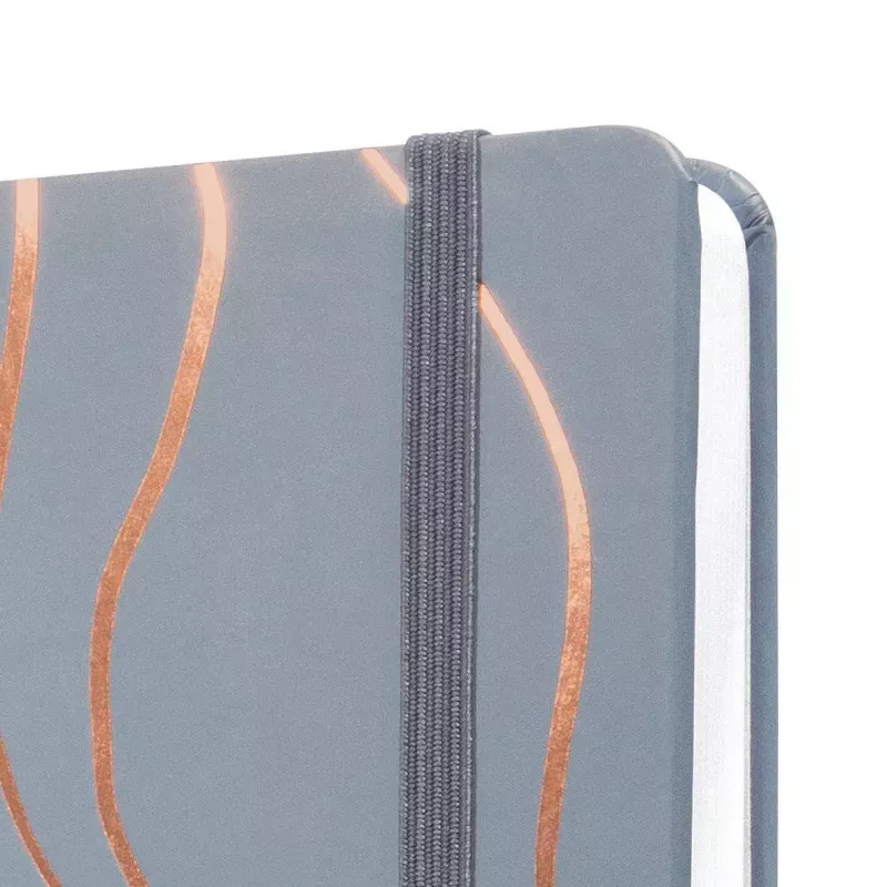 Writing Notebook Sigel Jolie JN351 A5 87 Sheets Gold Grey