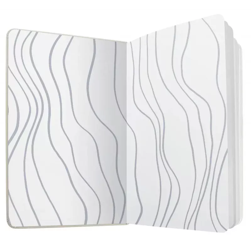 Writing Notebook Sigel Jolie JN351 A5 87 Sheets Gold Grey