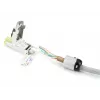 ACT Field termination plug RJ45 CAT6A shielded, toolless, 4PPoE 100W