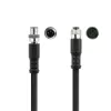 ACT Industrial 3.00 meters Sensor cable M8A 3-pin male to M8A 3-pin female, Ultraflex Xtreme TPE cable, shielded