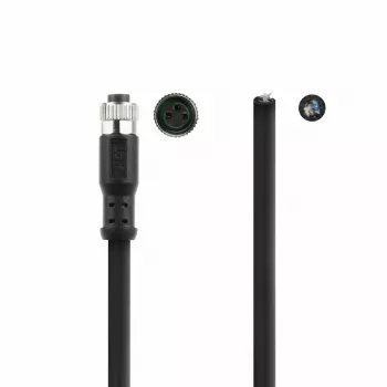 ACT Industrial 5.00 meters Sensor cable M8A 3-pin female to open end, Ultraflex Xtreme TPE cable, shielded