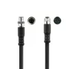 ACT Industrial 3.00 meters Sensor cable M8A 4-pin male to M8A 4-pin female, Ultraflex Xtreme TPE cable, shielded
