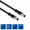 ACT Industrial 3.00 meters Sensor cable M8A 4-pin male to M8A 4-pin male, Ultraflex Xtreme TPE cable, shielded
