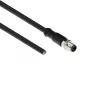 ACT Industrial 5.00 meters Sensor cable M8A 4-pin male to open end, Ultraflex Xtreme TPE cable, shielded