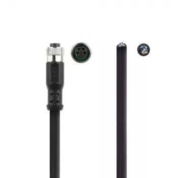 ACT Industrial 3.00 meters Sensor cable M8A 4-pin female to open end, Ultraflex Xtreme TPE cable, shielded