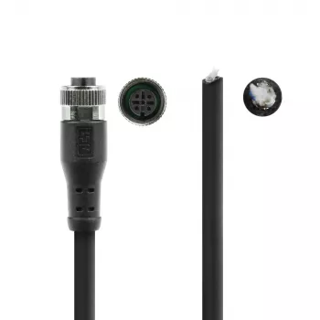 ACT Industrial 1.50 meters Sensor cable M12A 5-pin female to open end, Superflex Xtreme TPE cable, shielded