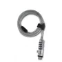 Hama USB cable lock Silver, Transparent 1.8 m