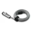 Hama USB cable lock Silver, Transparent 1.8 m