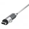Hama USB cable lock Silver, Transparent 1.8 m