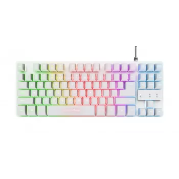 Trust GXT 833W Thado keyboard Gaming USB QWERTZ German White