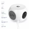 ACT AC2420 power extension 1.5 m 3 AC outlet(s) Indoor White