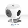 ACT AC2420 power extension 1.5 m 3 AC outlet(s) Indoor White