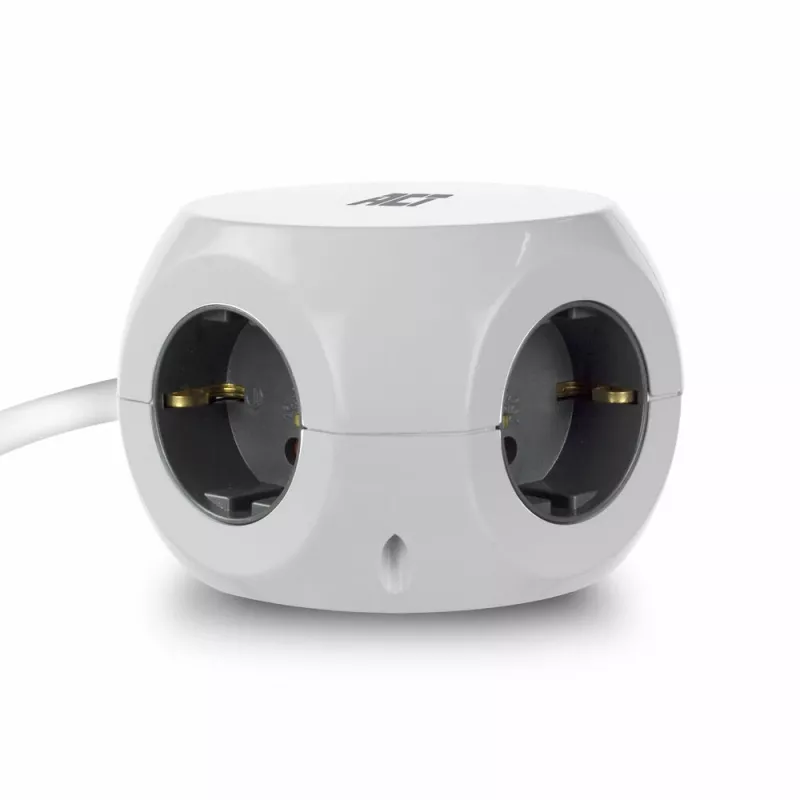 ACT AC2420 power extension 1.5 m 3 AC outlet(s) Indoor White