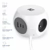 ACT AC2425 power extension 1.5 m 3 AC outlet(s) Indoor White