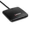 Lindy USB 2.0 Smart Card Reader, USB, Black, 1.2 m, 480 MB/s, 2 year(s), CE, Federal Communications Commission (FCC), REACH, RoHS
