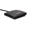 Lindy USB 2.0 Smart Card Reader, USB, Black, 1.2 m, 480 MB/s, 2 year(s), CE, Federal Communications Commission (FCC), REACH, RoHS