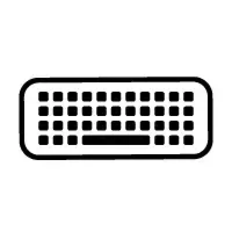 Wireless full-size membrane keyboard HP 220 — Black, RF 2.4 GHz, USB-A receiver, QWERTY, numeric keypad, AAA battery