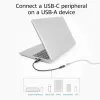USB adapter ACT AC7460 USB A male to 24‑pin USB‑C female, 20 cm, 5 Gbps