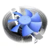 Cooling set PCCOOLER E90 Top-Blow CPU Cooler 8 cm 1000-2000 RPM Hydraulic Bearing Blue