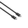 Lindy 1m Thunderbolt 5 Cable, 80Gbps, Passive, Male, Male, 1 m, 80 Gbit/s, Black, Nickel