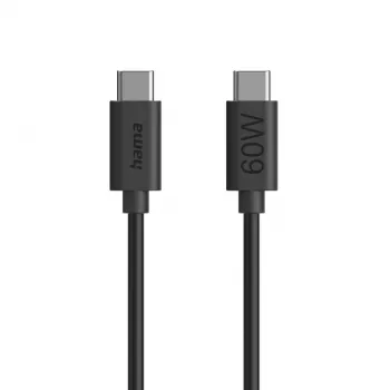 USB cable Hama 00086446 1.2m USB C Black USB 2.0 0.48 Gbit/s