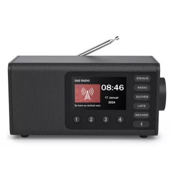 Personal Radio Hama DR1001 Digital DAB DAB+ FM 5W TFT Display