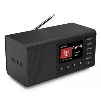 Personal Radio Hama DR1001 Digital DAB DAB+ FM 5W TFT Display