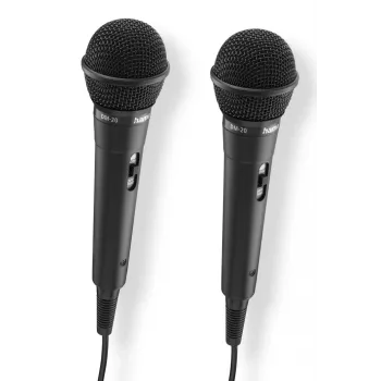 Hama Karaoke Black Karaoke microphone