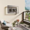 Manhattan Outdoor Wall Mount for TV & Monitors (Tiltable Anti Theft), For screens 37 inch to 65 inch, VESA compatibility: all between 200x200mm to 600x400mm - check the dimensions of the four mounting holes on back of screen to ensure it fits, Max 80kg, Lockable, Bracket