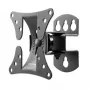 Manhattan Pivoting Wall Mount for TV & Monitors (Tilt and Swivel), For screens 13 inch to 27 inch, VESA compatibility: all between 75x75mm and 100x100mm - check the dimensions of the four mounting holes on back of screen to ensure it fits, Single Stud Bracket, Max 30kg