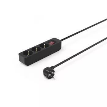 Hama 00223013 power extension 1.4 m 3 AC outlet(s) Indoor Black