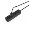 Hama 00223013 power extension 1.4 m 3 AC outlet(s) Indoor Black