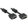 Manhattan VGA Monitor Cable (with Ferrite Cores), 15m, Black, Male to Male, HD15, Cable of higher SVGA Specification (fully compatible), Shielding with Ferrite Cores helps minimise EMI interference for improved video transmission, Lifetime Warranty