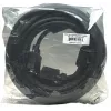 Manhattan VGA Monitor Cable (with Ferrite Cores), 15m, Black, Male to Male, HD15, Cable of higher SVGA Specification (fully compatible), Shielding with Ferrite Cores helps minimise EMI interference for improved video transmission, Lifetime Warranty