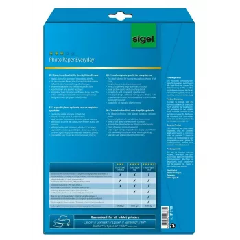 Printing paper A4 Sigel IP710 Gloss 20 sheets White