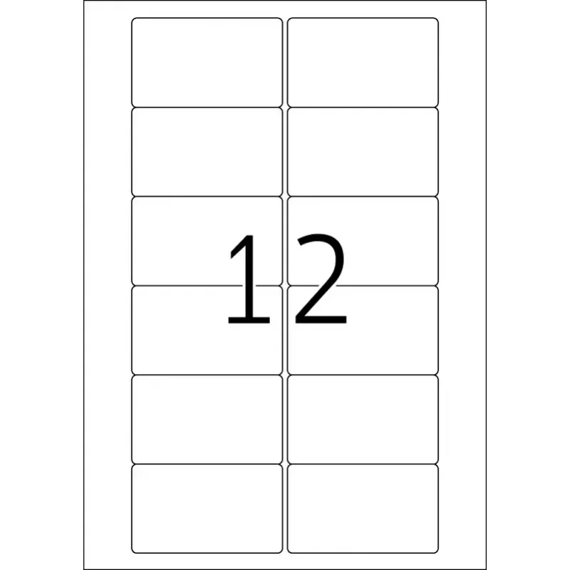 Self-adhesive printer label HERMA Video labels A4 78.7x46.6 mm