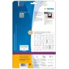 Labels HERMA ZIP diskettes A4 59x50 mm white paper matt 375 pcs