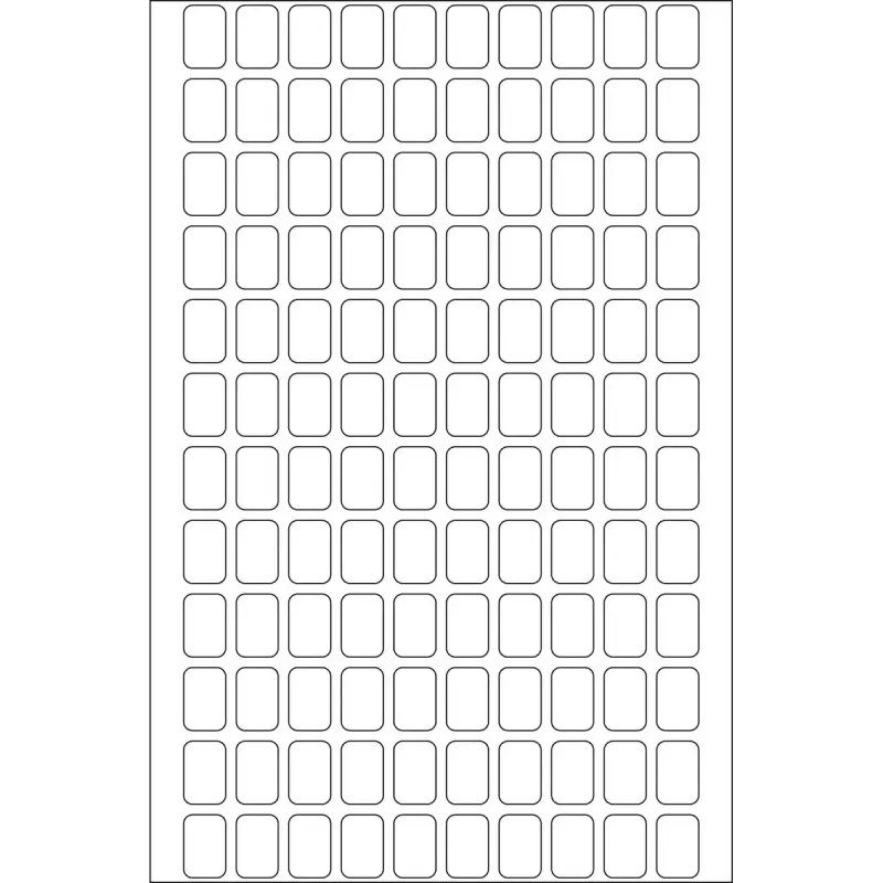 Multi-purpose labels HERMA 8x12 mm white paper matt hand inscription 3840 pcs