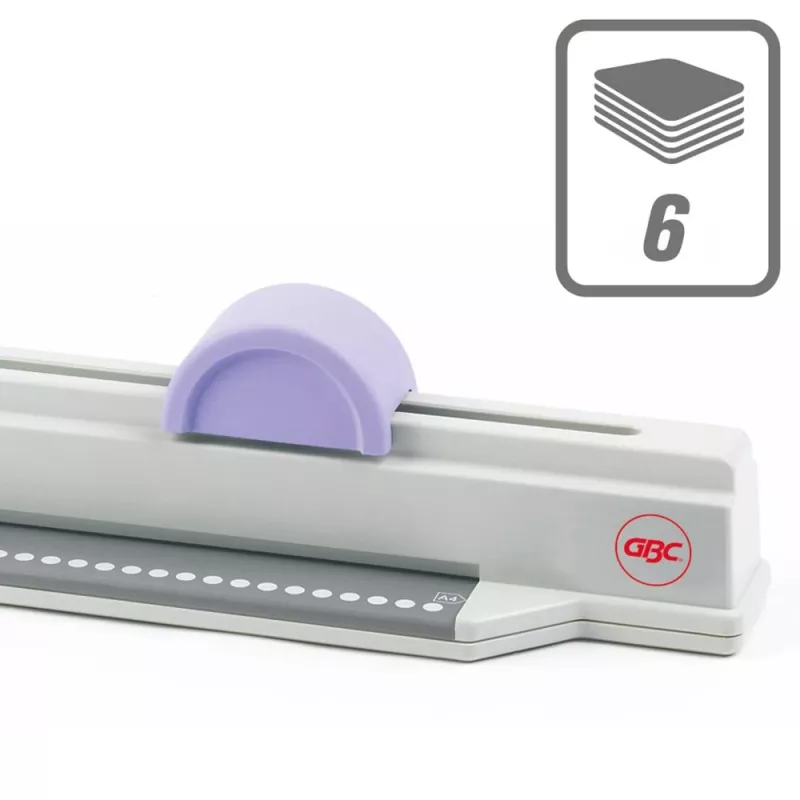 GBC Binding Machine ClickBind ClickMan Manual Binder, Manual, 145 sheets, Grey, White