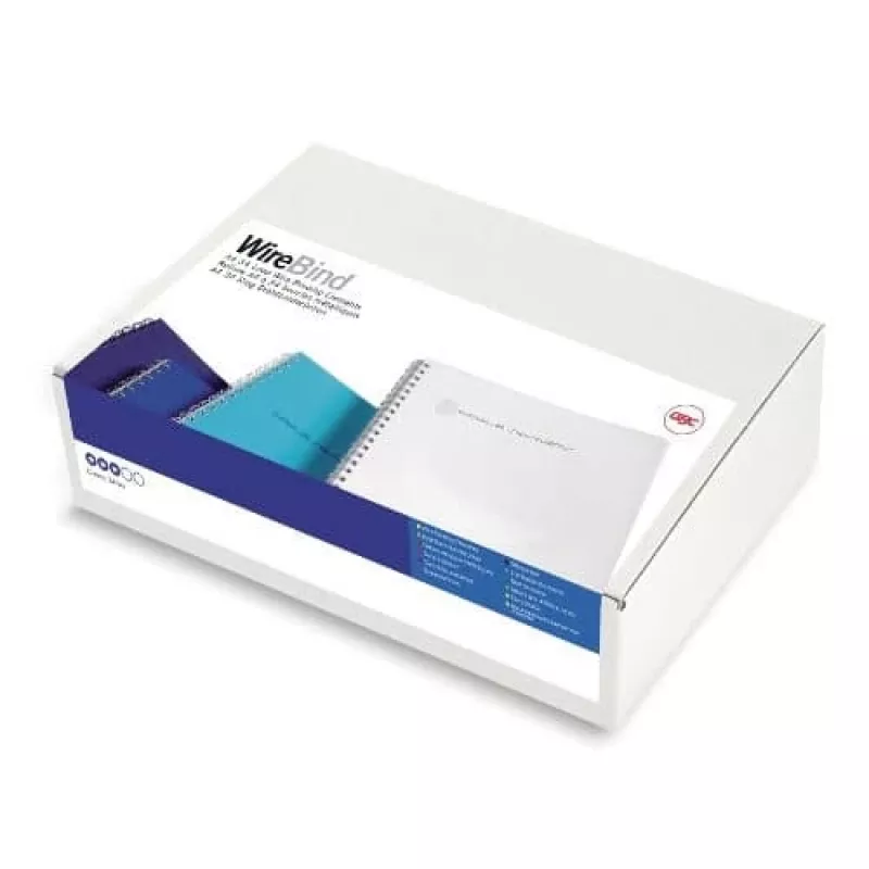 GBC WireBind Spines 3:1 A5 8mm 24L, Silver, 3 sheets, Metal, 100 pc(s)