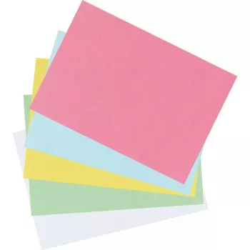 Index card Herlitz 10837136 Yellow A5 100 pcs
