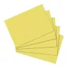 Index card Herlitz 10837136 Yellow A5 100 pcs