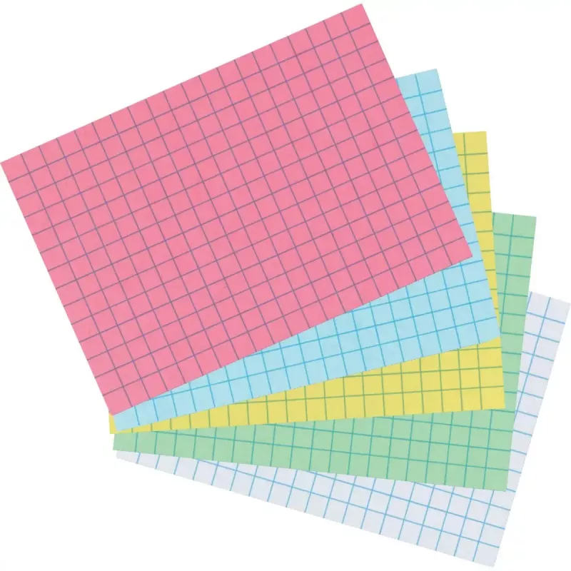 Index Card Herlitz 10901452 Green 100 pcs Squared Paper 170 g/m²