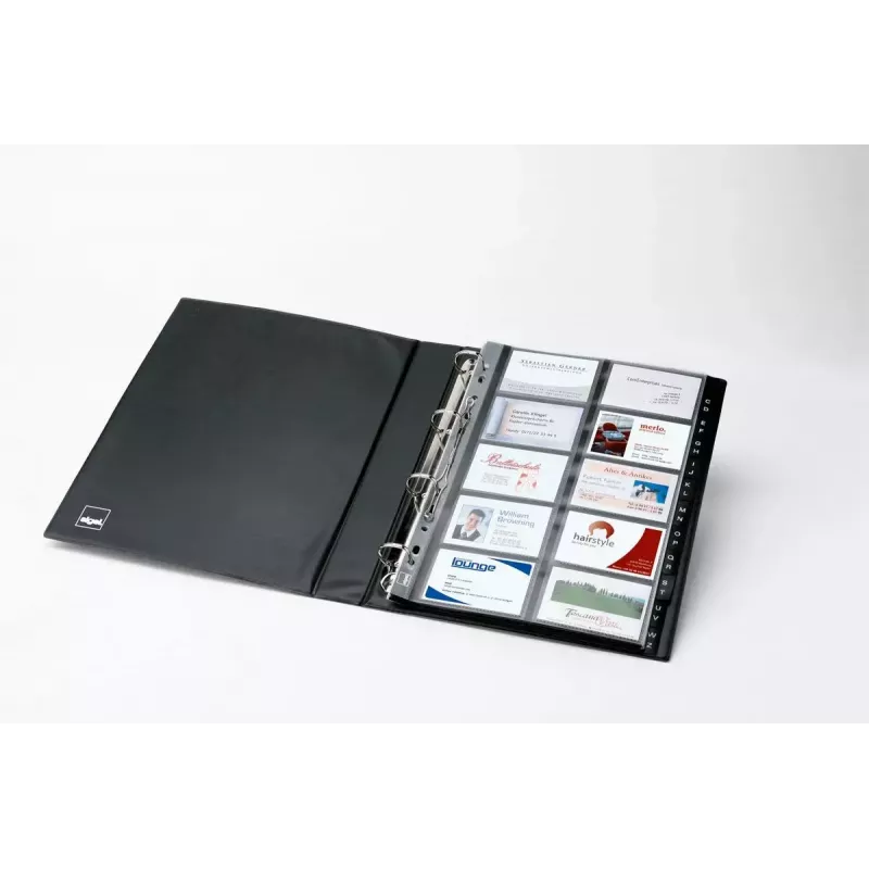 Business Card Holder Sigel VZ301 Plastic Black