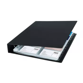 Business Card Holder Sigel VZ301 Plastic Black
