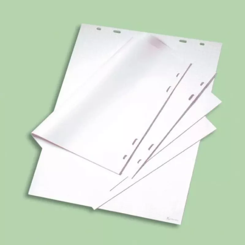Nobo Flipchart Pad Plain 580X480 40 Sheets, White, Plain, B1, 40 pages, 580 mm, 485 mm